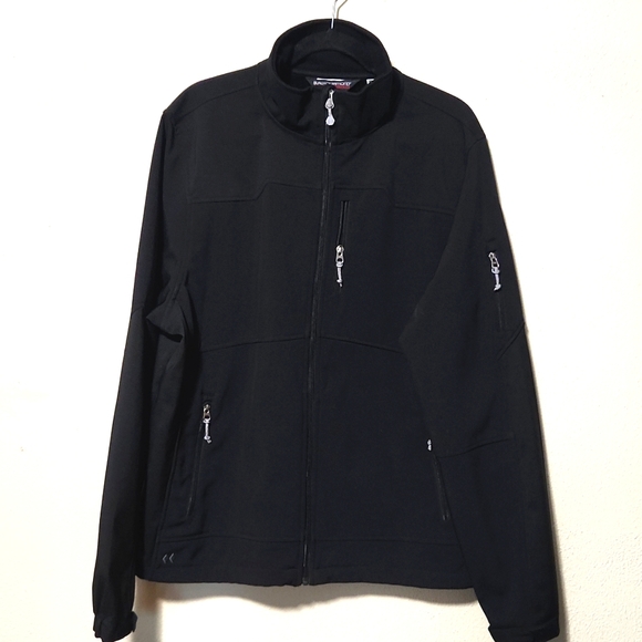 Black Diamond Double Diamond Men's Black Zip Up Jacket Size XL EUC - Picture 5 of 14